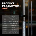 Carbon Fiber Pool Cue Stick 58  Professional Pool Sticks For Adults Full Carbon