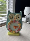Le Toy Van Wooden Owl Clock Hand Painted Learn Time Kids Circo Decor Nursery