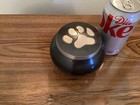 1  Pet Memorial Cremation Urn Paw Print - Black silver