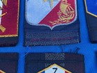 B  Vintage French Army Patch Lot Of 8 - France Bevo Woven
