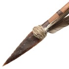 Medieval Flint Agate Collectible Replica Arrowhead 5 Inch-mohs Hardness Of 7