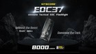 Nitecore Edc37 8000 Lumen Usb-c Rechargeable Flat Edc Flashlight