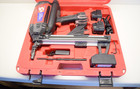 Powers Trak-it C5 Gas Nail Gun W  2 Batteries  Charger   Case - Tested 