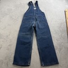 Vintage Oshkosh Bgosh Size 6t Made Usa Denim Worn Bib Overalls Vestbak