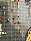 Antique Phone Parts Lot Early 1900   s Screws Crank Cords Bell Other    Chicago