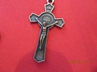 5 Bronze Rosary Parts St Benedict Crucifix  2 