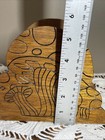 Vintage Wooden Mushroom Napkin Holder Retro Kitchen Decor