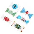 6 Pcs Simulated Glass Candy Decoration Artificial Food For Display Faux