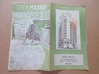 Plan Of Madrid Vinatege 1950 s Travel Brocure Maps