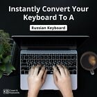 Kbcovers Russian Keyboard Cover For Macbook  unibody  - Iso Qwerty  rus-m-cb-2 
