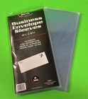 1000  10 Business Envelope Sleeves-2 Mil-first Day Cover Archival Safe clear-bcw