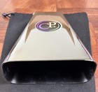 Handheld Cowbell   Bag  Colombian Percussion  Polished Chrome Medium Pitch Cp 6