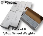 6 Box Stick-on Gray Wheel Weights  1 4 Oz Adhesive Tape 54 Lbs Lead-free 3456pcs