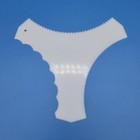 White Plastic Pie Crust Edger Form