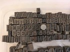 Vintage Letterpress Wood Printing Type Blocks Alphabet   Lot Of 266