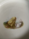 Antique Vintage Baby s Plate Baby Chick Marked