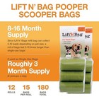 Neater Pets Lift N    Bag Extra-capacity Dog Poop Bags Rolls  20  Thicker 180