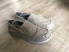 Crocs Mens Walu 11270 Canvas Slip On Comfort Loafers Gray Shoes Size 13 Casual