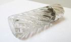 Antique Glass Scent Perfume Bottle Silver Cap London Maker