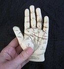 Palmistry Hand Kit Includes Cold-cast Resin Hand   Guide Booklet Palm Reading