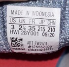 Adidas Cloudfoam Fw2511 Unisex Kids Gray White Athletic Shoes Us 3 Lace Up Mesh