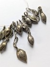 Vintage Tribal Jewelry Dangles Charms Leaf-like Droplets 25 Pieces  17894 