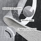 Runner Rug 2x6 Modern Geometric Area Contemporary Abstract Circles Carpet Non