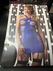 Frilly Seven To Midnight Leg Avenueseamless Cut Out Mini Dress  Blue  New