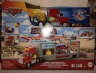 Disney Pixar Cars Color Changers Mobile Paint Shop Mack Lot W  6 Extra Cars New
