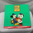 Vintage Disney 1994 Small World Holiday Mickey Train Candle Holder - New In Box
