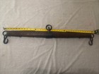 Antique Primitive Wood Cast Iron Ox Horse Farm Yoke Single Tree 36  Barn County