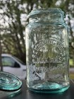 Antique Pre-1900 Fruit Jars Maxams Preserving House New York 24oz Sharp Read Ad