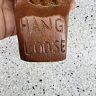 Vintage Carved Wood Hang Loose Hand Hawaii Shaka Sign Sculpture 4 5tiki Surf Bar