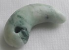 Japanese Ancient 2 7th Cent Jade Magatama Pendant Fetus Natural Japan Antique