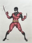 Grips Original Comic Art Unpublished Cover And Grips Original Sketch