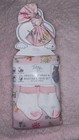 Newborn Baby Swaddle Set Floral Wrap   Headband   Booties Gift Set Girl Pink