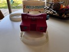 Vtg View-master Red white blue Viewer  7 Reels Disney Cartoon Gift Pak