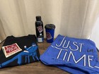 Just In Time Broadway Jonathan Groff Merchandise Bundle- Bag  Shirt  Cup  Bottle