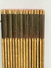 Vintage Lufkin X48 Wood Red End 96  Folding Rule  Ruler W  6  Brass Extension