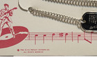 Nos Elvis Presley Dog  Tag Anklet On Card