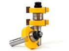 1-1 2  2 Bit Tongue And Groove Router Bit Set - 1 2  Shank - Yonico 15224