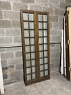   Antique Chestnut 36 Lite Double Entrance French Doors   33 5 X 82 75   Salvage