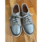 Caslon Women s Gray Suede Silver Toe Sneakers Tennis Shoes Size 8