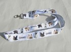 Handmade French Bulldog Dog Breed Ribbon Lanyard badge Holder