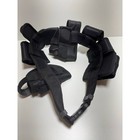 Nylon Duty Belt Black Tactical Gear 2 1 4    Police Security Guard Utility Kit 