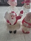 Lot Of Vintage Rosbro   Other Hard Plastic Santa Candy Container    Banks