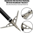 12pcs lot Rage Hypodermic Trypan 2 Blade 100 Grain Cut Dia Expandable Broadheads