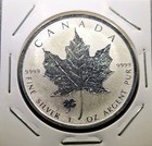 2016  5 Silver 1 Oz Canada Maple Leaf Four Leaf Clover Privy Only 50 000 Minted