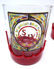 Maker s Mark Ambassadors Stained Glass Red Wax Dipped Set Of 4 Rocks Glasses