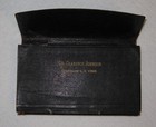 Antique Physicians Perfect Call List And Record Book 1894 Dr Clarence Johnson